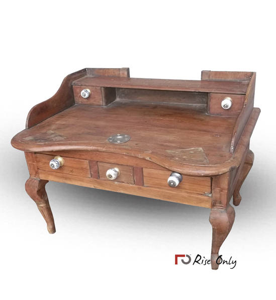 Indian Antique Wooden Desk Old Fashioned Writing Desk Antique
