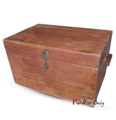 Antique Wooden Storage Trunk, Antique Wooden Trunks And Chests